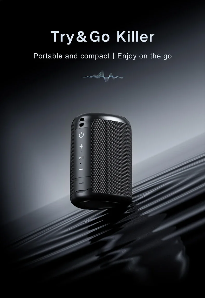 z for 2025 Best BMTL TRY&GO Killer 10W Fabric Wireless Outdoor Speaker Waterproof IPX6 Mini Bluetooth Speaker Portable Portable