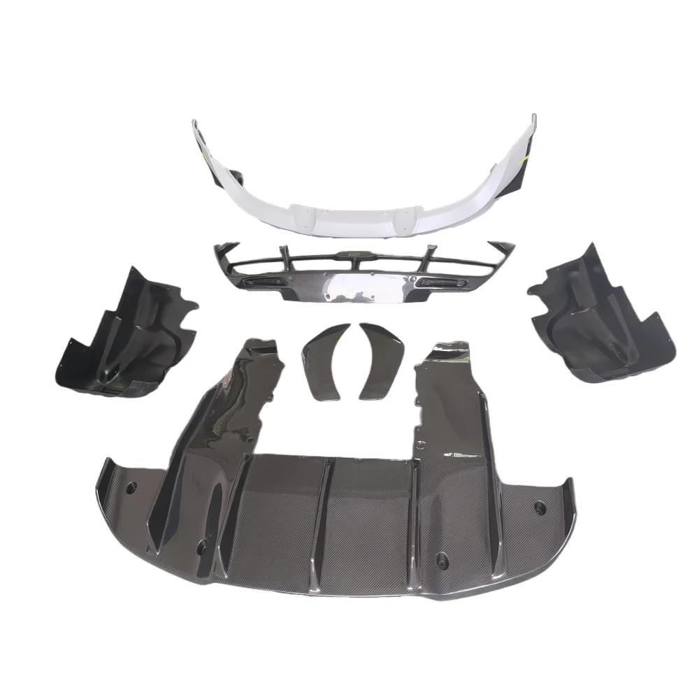 

High Quality Carbon Fiber R Style for McLaren 720S Body Kit Upgrade Rear Bumper Grille Rear Diffuser Automotive Parts