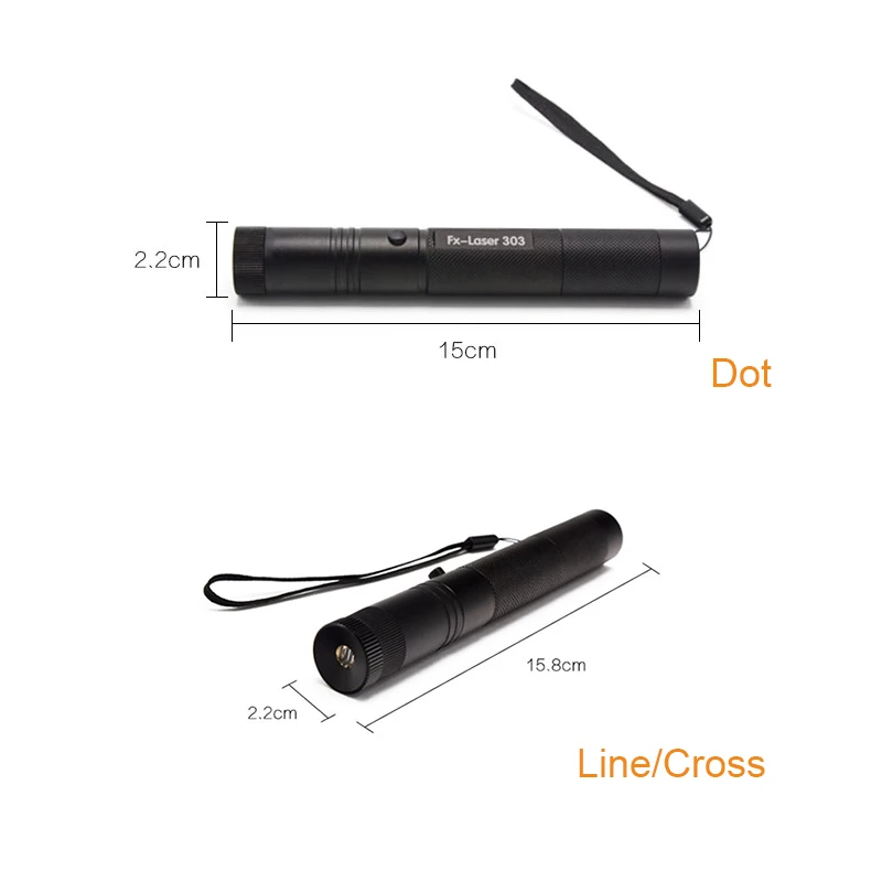 Portable 532nm 400mW Green Dot Line Cross Laser Module Handheld  Locator