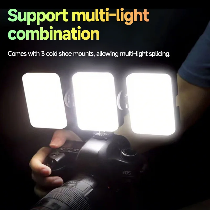Filling Light Portable LED Pocket Dual Color Temperature Photography Light Micro Camera Phone Portrait Special Effects Mini