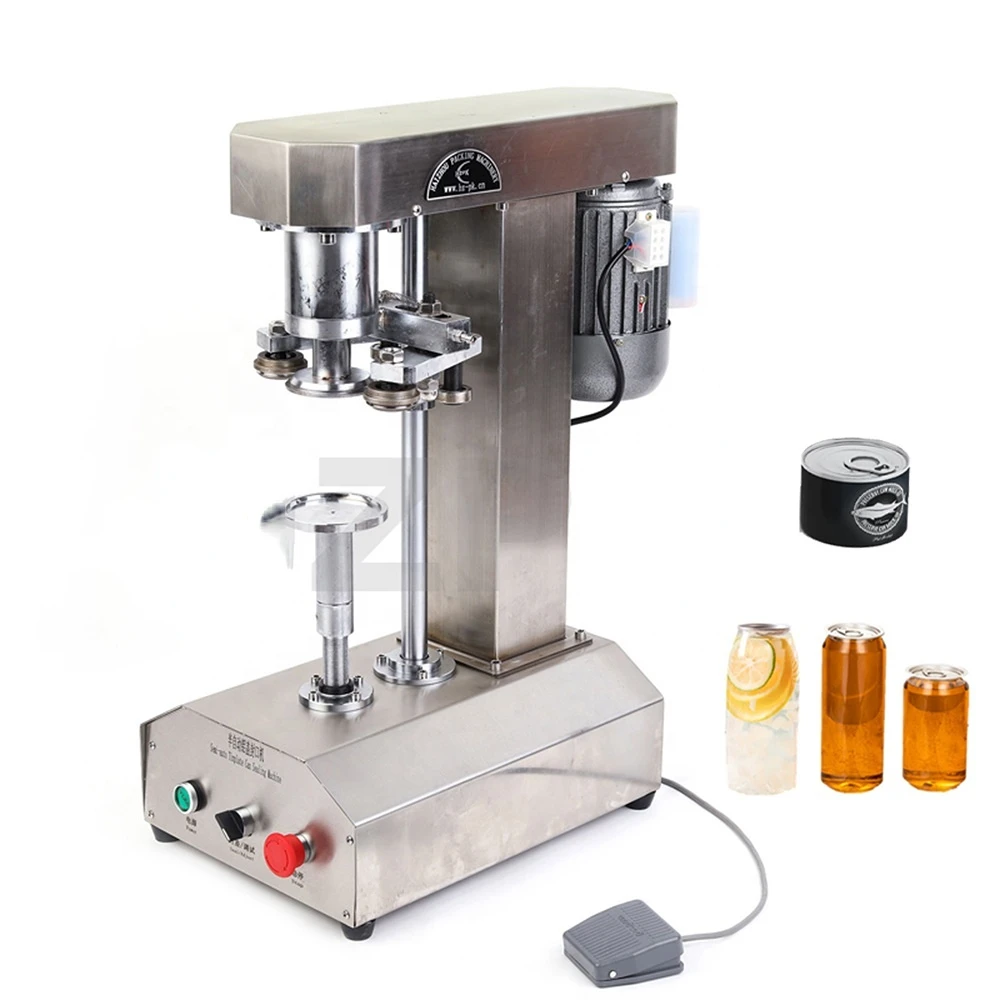 Semi Automatic Beer Jar Tin Can Plastic Bottle Cap Sealing Machine Can Aluminum Home Use