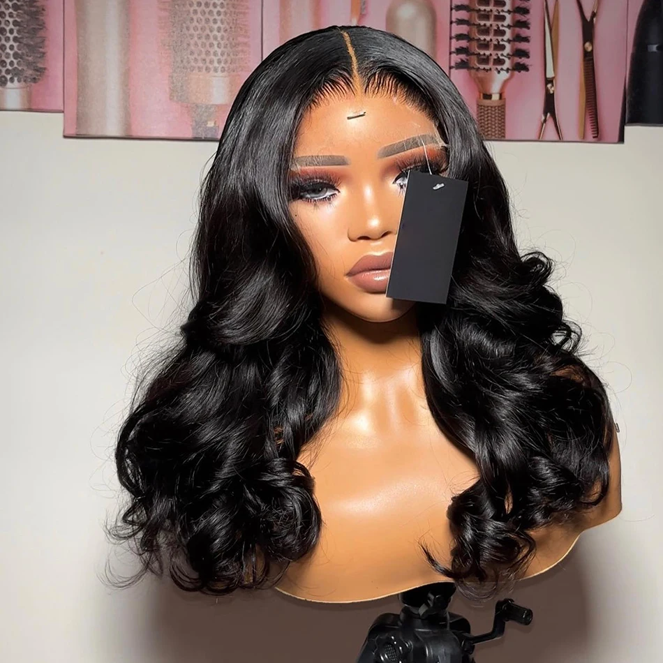 MELODIE 13X4 13x6 Short Bob Lace Front Wig Glueless Body Wave Closure Human Hair Wig Pre plucked Brazilian For Women