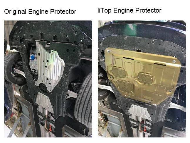 Protector contra salpicaduras de placa de deslizamiento de motor para cubierta de protección inferior de transmisión Xpeng G6 2023