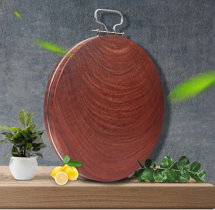 household vegetable cutting board, circular vegetable pier cutting board, solid wood occupying board, vegetable cutting board