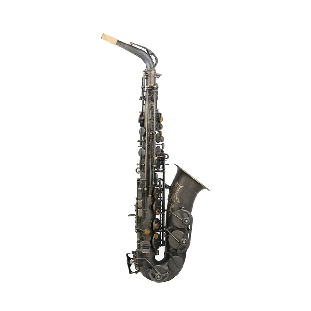 Vintage Black Alto Saxophone JYAS102VGBK With EB Tone [Customization Required]