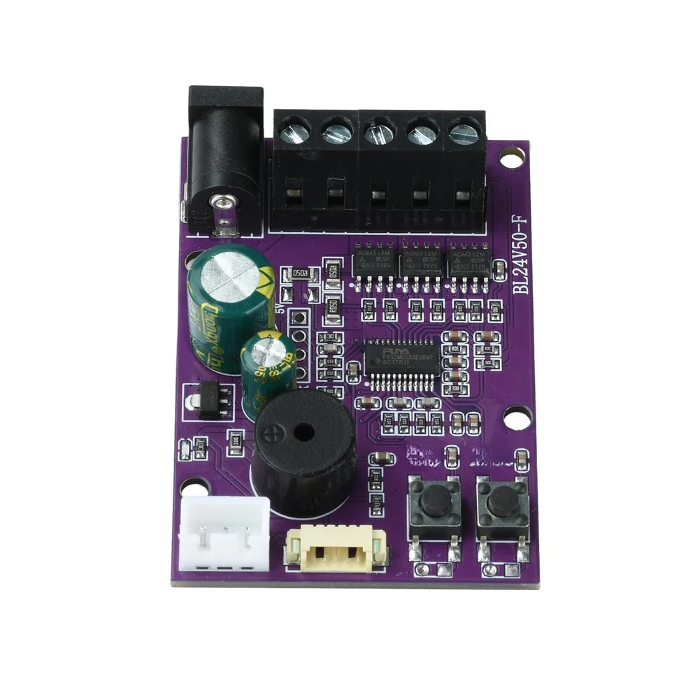 50W Brushless Fan Motor Controller Board 12V 24V DC FOC Silent Drive For Ceiling Industrial Automation Module