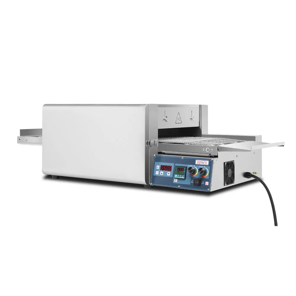 2025 novo comercial convey forno elétrico inteligente forno de pizza máquina de cozimento multifuncional pizza hambúrguer forno elétrico