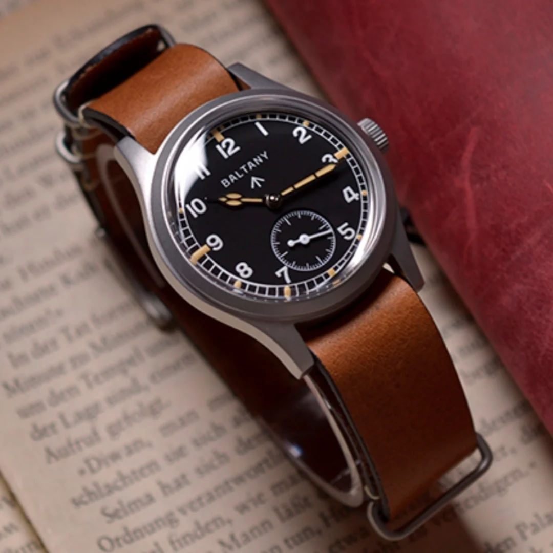 Jam Tangan Mekanik Otomatis Baltany 2025 Pria Baru Seagull ST1701 Bercahaya Baja Tahan Karat Kristal Safir Tahan Air Reloj Hombe