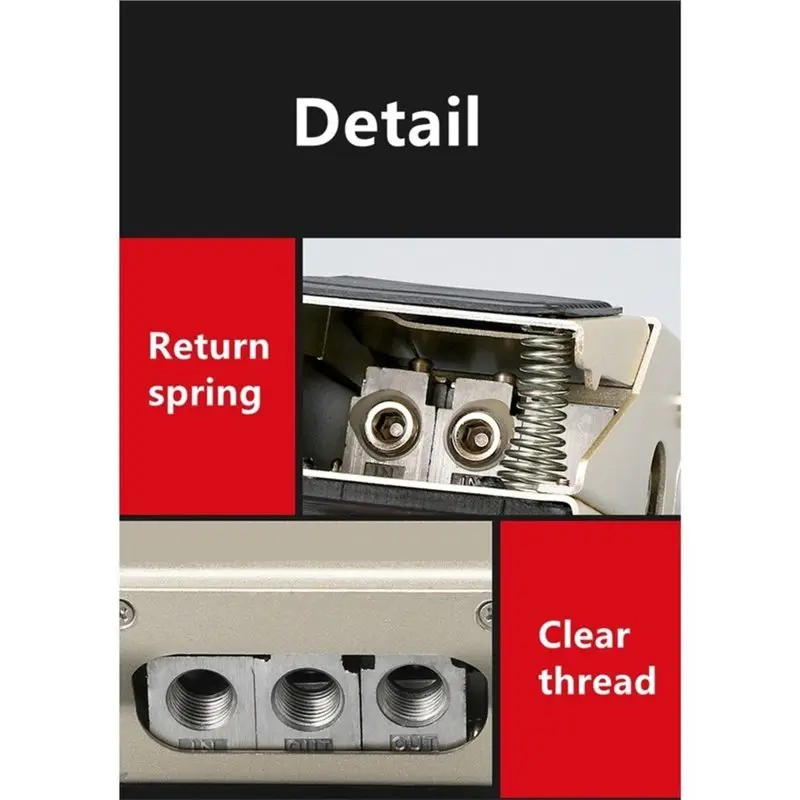 VELIF-FV420 Pneumatic Foot Operated Valve For Cylinders & Airflow