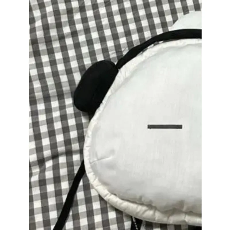 Kawaii Earphone Bunny Backpack For Women White Black Rabbit Head Shape Schoolbag Portable Large Capacity Travel Knapsacks