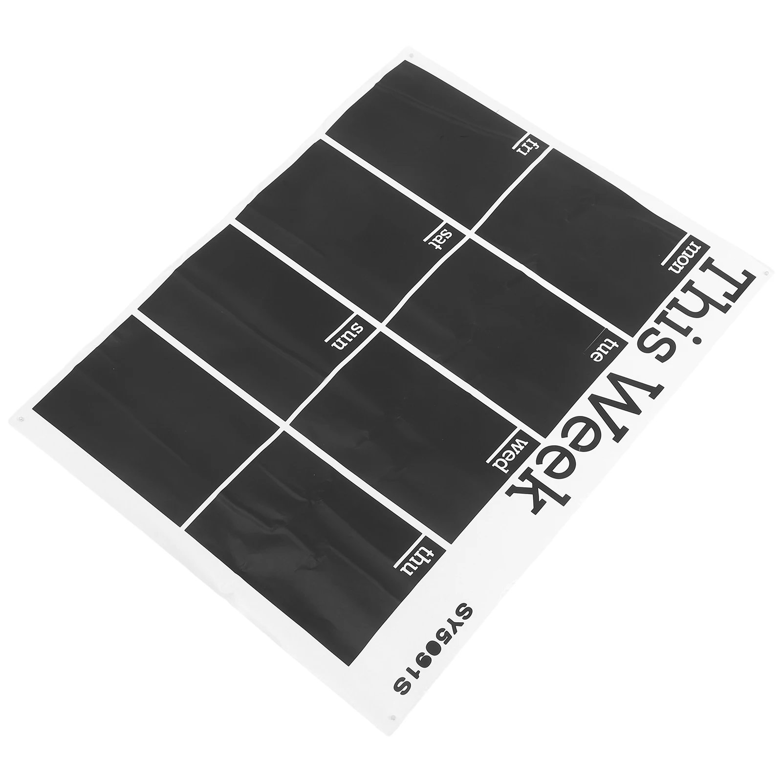 

Chalkboard Sticker Blackboard For Wall Self-Adhesive Plan Board Dry Erase Monthly Calendar Removable Household Schedule Board