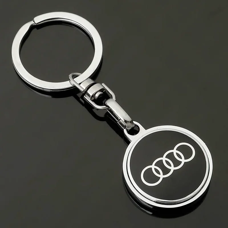 Metal Car Styling Key Holder Keychain Keyring for Audi Sline RS7 RS5 RS6 RS4 Q5 Q7 A3 A4 A5 A6 A7 A8 S3 S4 S5 S6 S7 Accessories