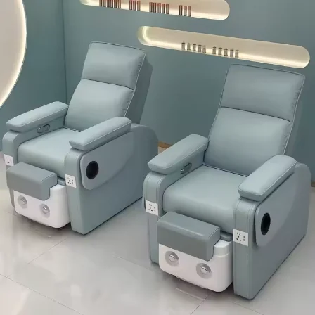 Mobili per saloni professionali Massaggio completo Poltrona per pedicure spa di lusso Poltrona per unghie elettrica Poltrona per divano multifunzione per massaggio ai piedi
