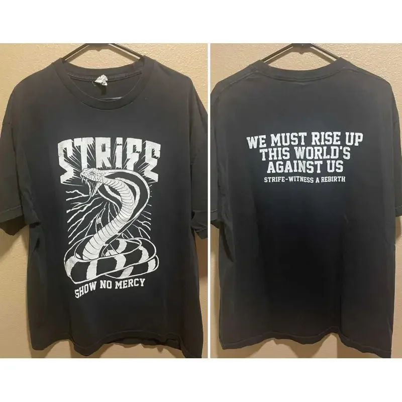 Band T Shirt Ó Rock Vintage Strife Punk Metal Concert Sh