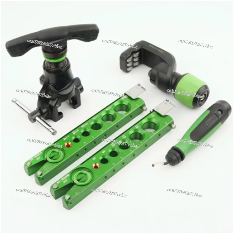 

6-19MM Professional Tube Expander Kit Manual Air Conditioner Copper Pipe Eccentric Reamer Metric ST-806FT