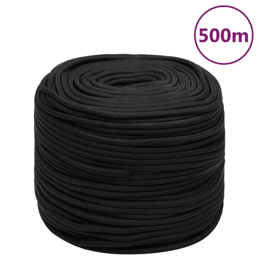 

Boat Rope Full Black 0.39 1640.4 ' Polypropylene