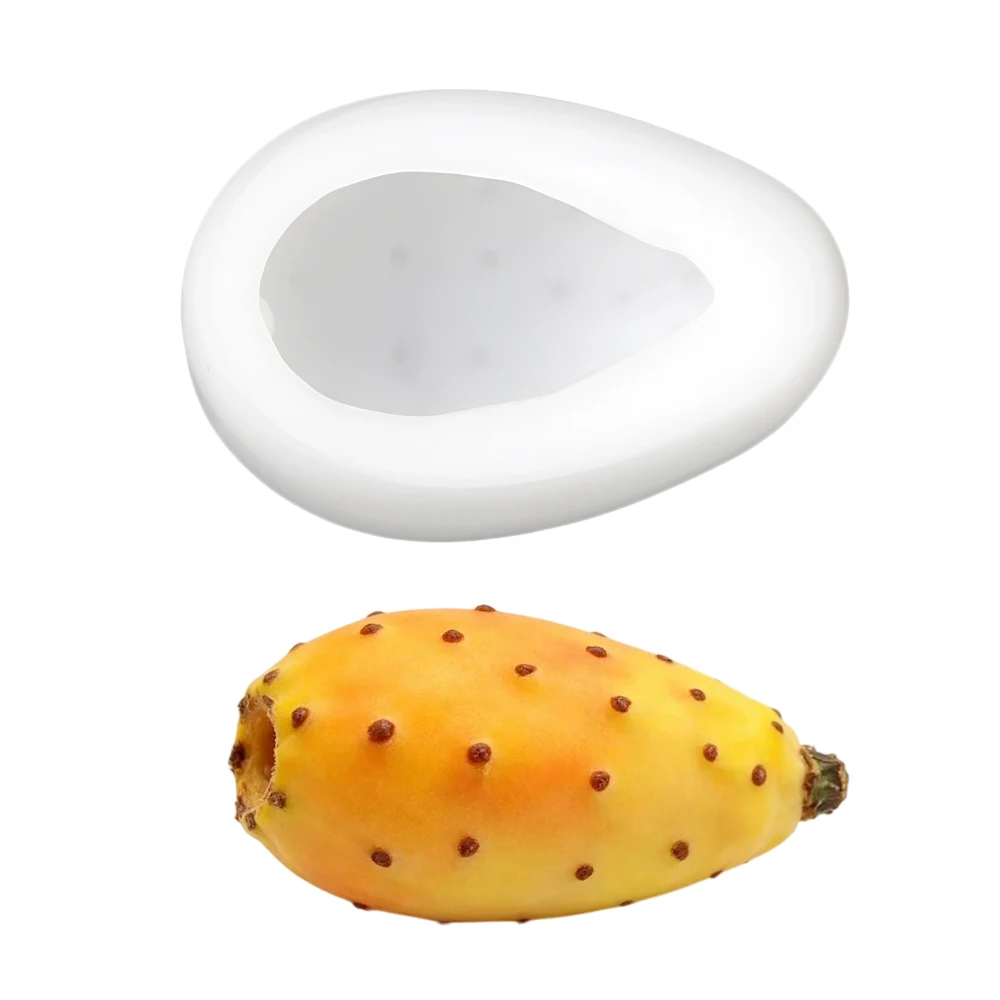 Single-Cell Artificial Cactus Shape Mold Food Grade Silicone Mousse Mould Chocolate Mold Jelly Pudding Dessert Baking Tools