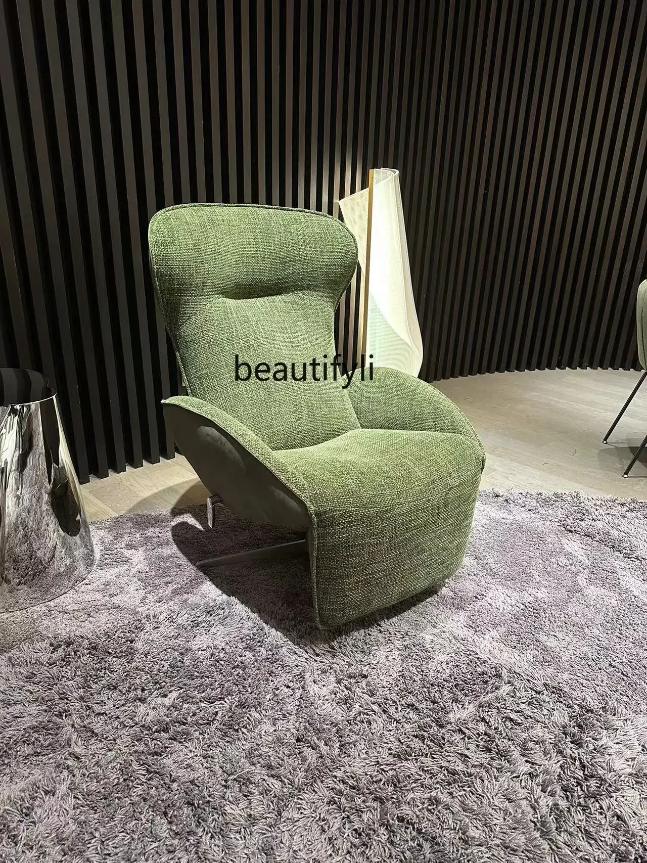 

Italian minimalist gravity lounge chair lunch break, home office function, living room sofa, recliner, rotating chairAA