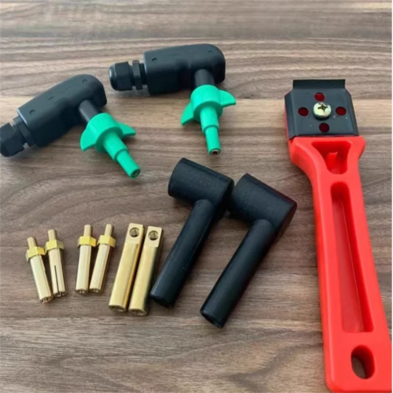 

PE Pipe Butt Welding Machine Butt Joint Welding Hot Melt Fusion Rod Copper Head Capacitor Plug Rubber Sleeve 4.0/4.7/5.0