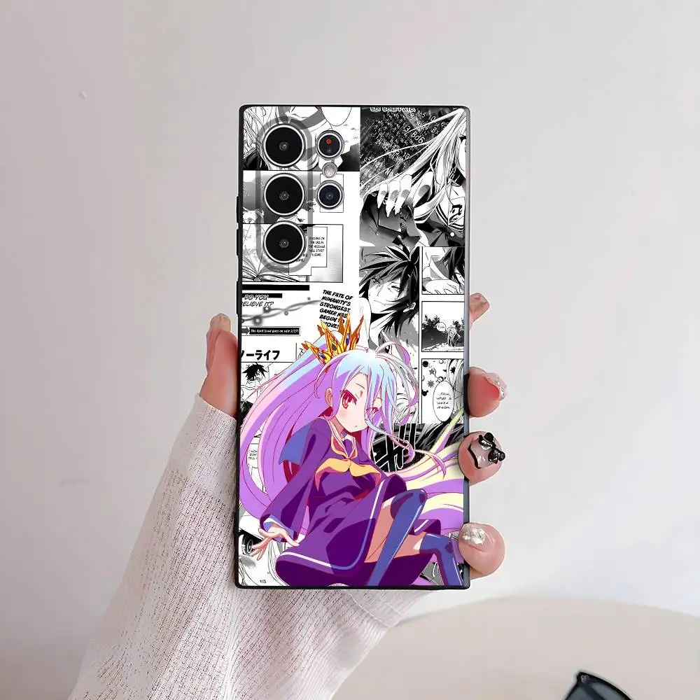 

Anime Girl Shiro phone case for Samsung Galaxy S25 S24 S22 S23 Ultra S21 S20 Plus 5G