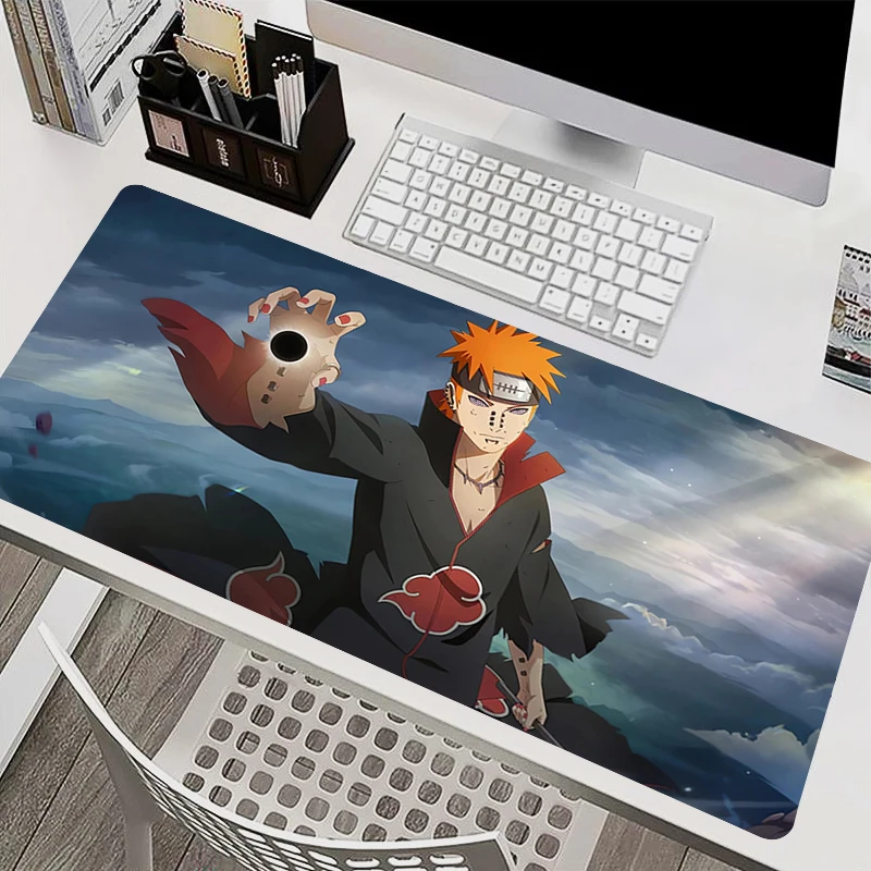 

Mouse Pad PC Accessories Keyboard Pad Office Desk Mat Anti Slip Anime Mousepad Rubber Tablet Pad Naruto Pain Gaming Extended Pad