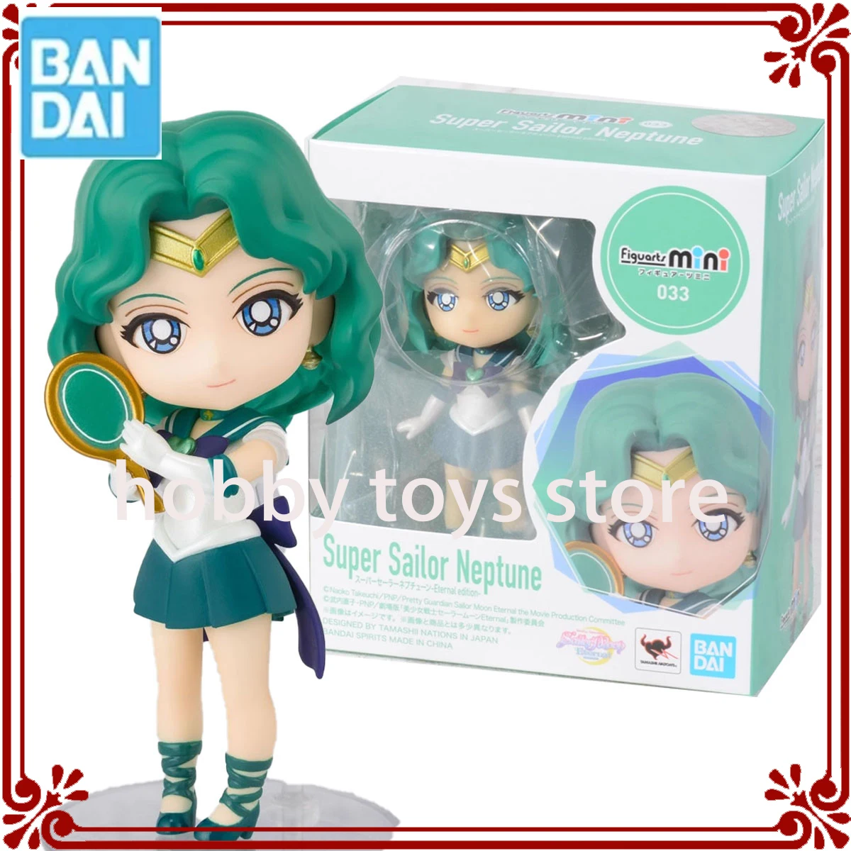 

Bandai OriginaL Figuarts Mini Sailor Moon Kaiou Michiru Q Version of Movable Animation Action Dolls Collection Boys Girls Gifts