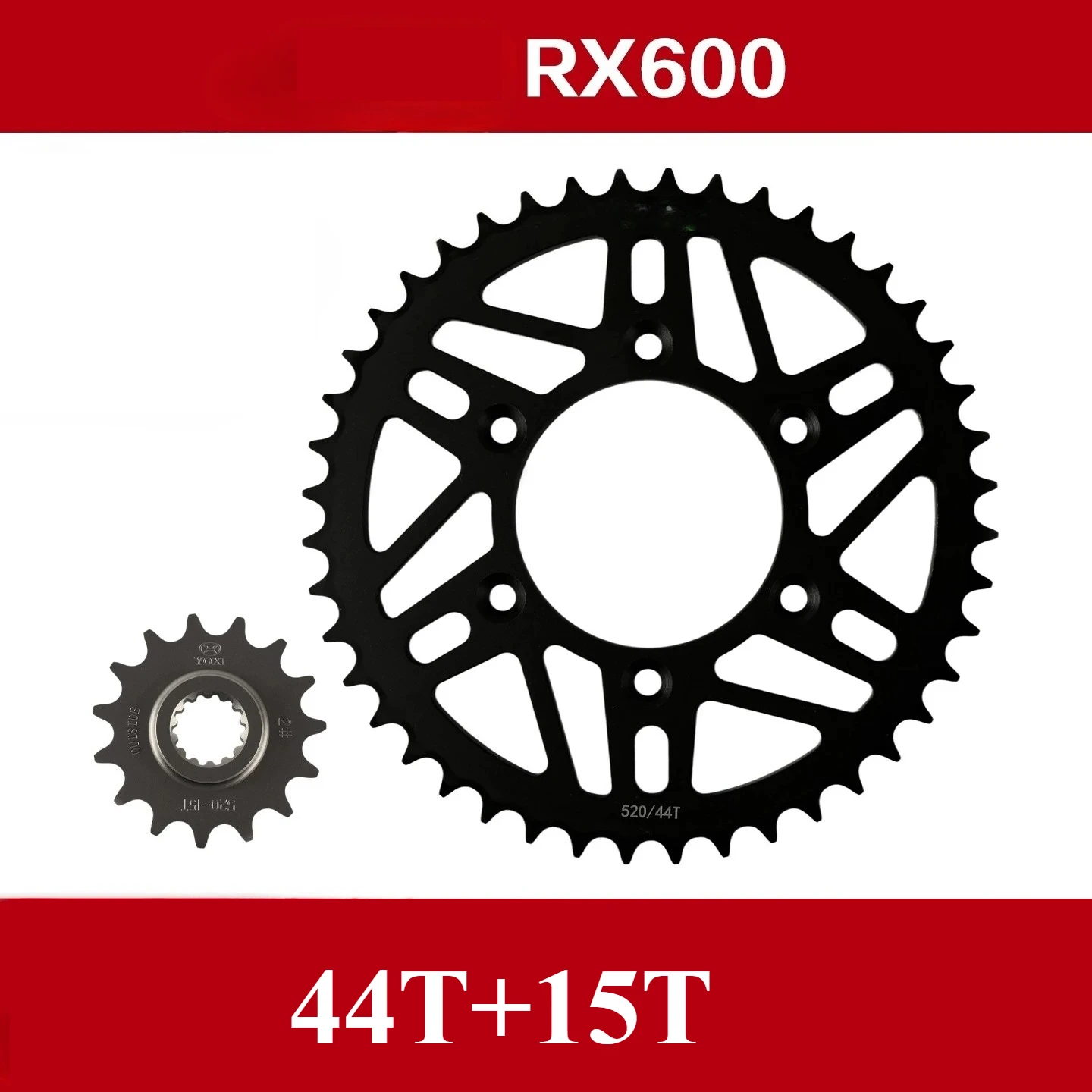 Motorcycle Parts Front Rear 15 16 Teeth or 41 44 Teeth Chain Sprocket for ZongShen Cyclone RX600 RX 600