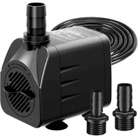 Bomba de agua de elevación alta, 35W, 220V, sumergible, enchufe UE EE. UU., elevación máxima de 4,9 pies para fuente de piscina, pecera, riego hidropónico 