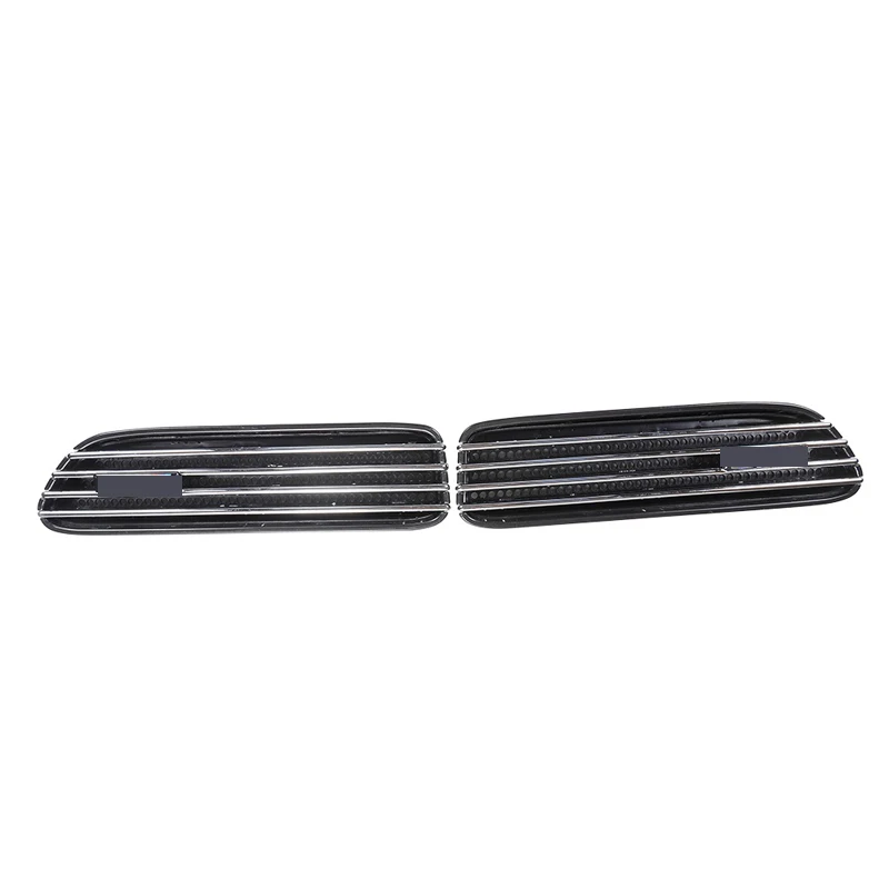 M3 Replacement Side Vent ABS Chrome Side Grill Grille Fender Vents for BMW E46 E90 M3(with M3 badges)