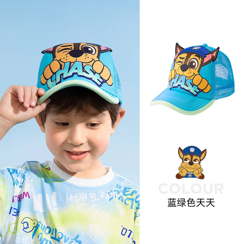 Genuine PAW Patrol Chase Skye Children Cartoon Baseball Cap Animation Boy Girl Summer Sunscreen Sun Hat Breathable Peaked Caps