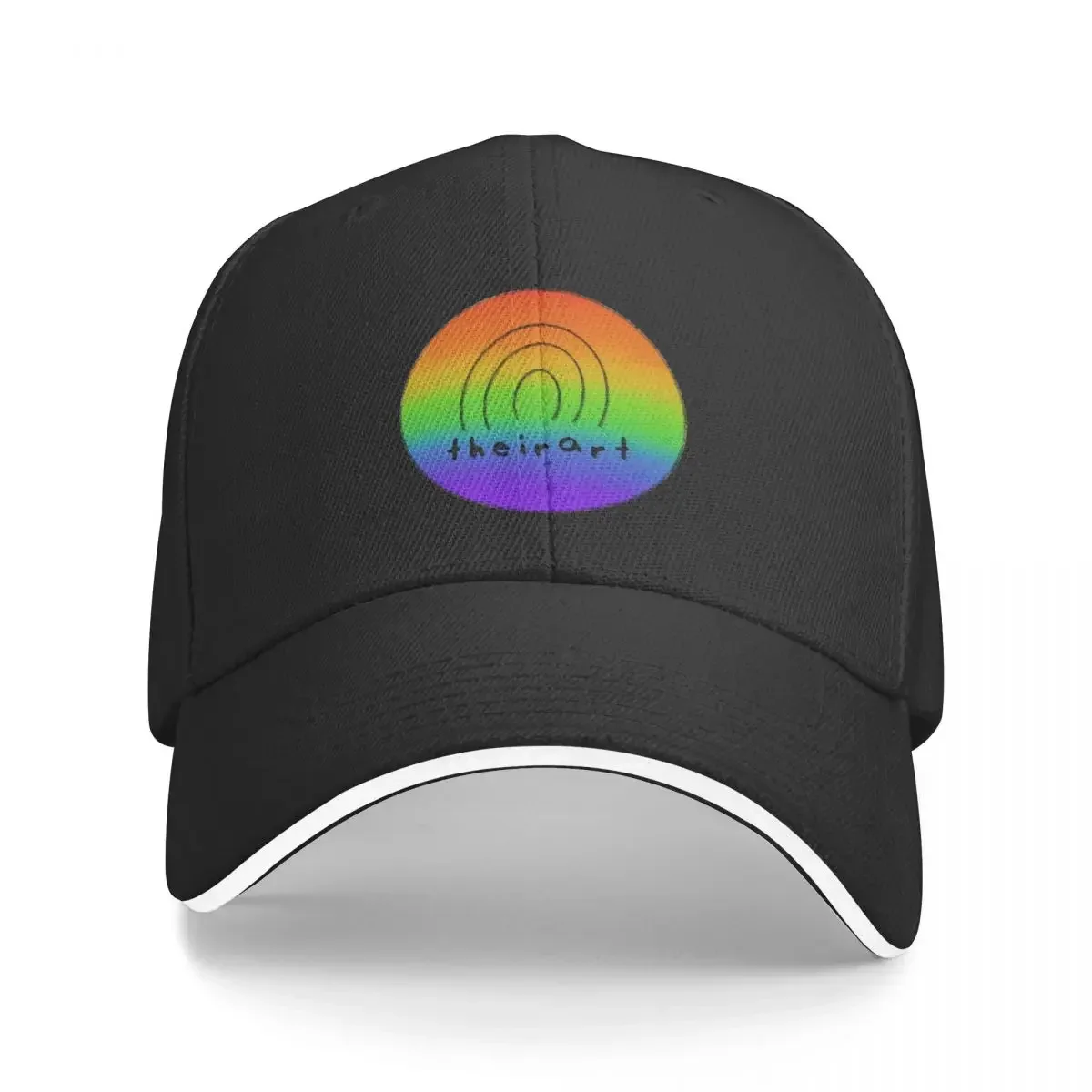 

New rainbow theirart logo Baseball Cap Beach Bag western hats cute foam party hats Golf Hat Women Men's