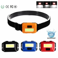 D2 Mini COB LED Headlamp Portable 3 Modes Headlight Head Flashlight Front Light Lamp edc Camping Hiking Fishing Lantern Torch