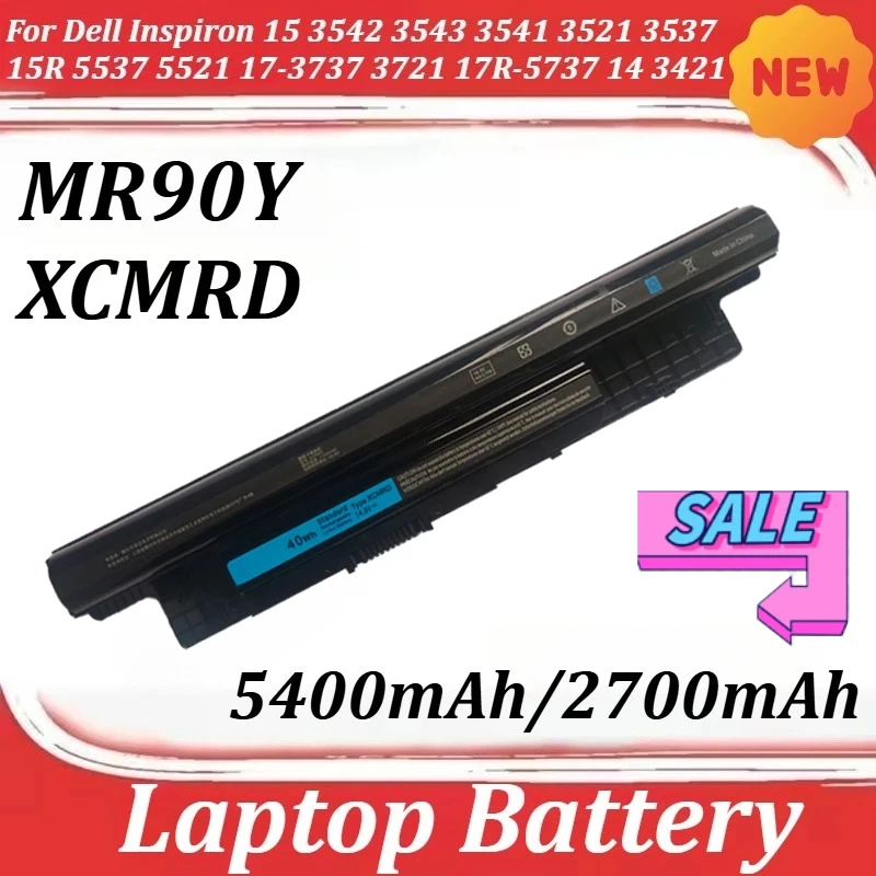 

Аккумулятор для ноутбука MR90Y XCMRD 5400 мАч/2700 мАч для Dell Inspiron 15 3542 3543 3541 3521 3537 15R 5537 5521 17-3737 3721 17R-5737