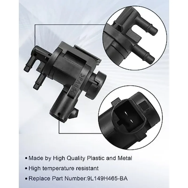 FL3Z3A788B 7L1Z9H465B Check Valve Vacuum Hose 4X4 4WD Vacuum Solenoid for Ford F150 2015-2020 Expedition Lincoln Navigator 2018- - view 4
