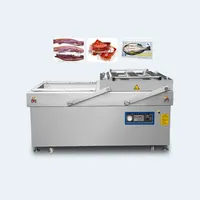 Industrial Automatic Double Chamber Vacuum Bag Packing Packaging Sealing Sealer Machine For Food