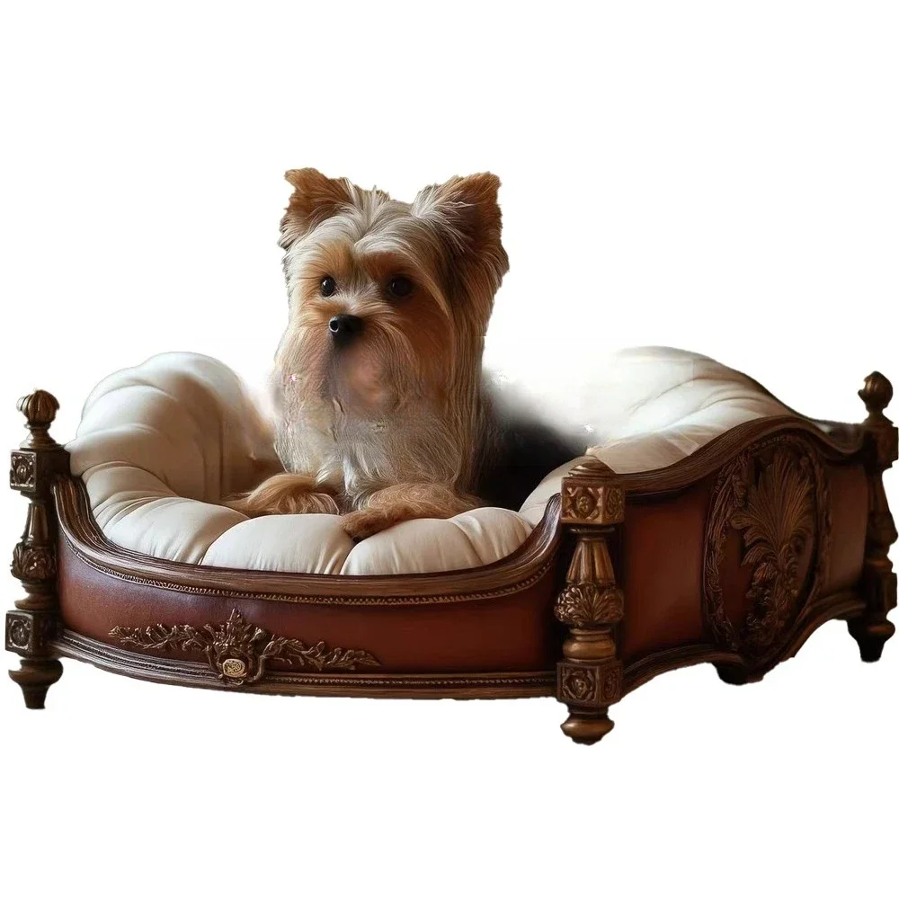 

AASolid Wood Sofa Cat And And Dog Sofa Bed Cat