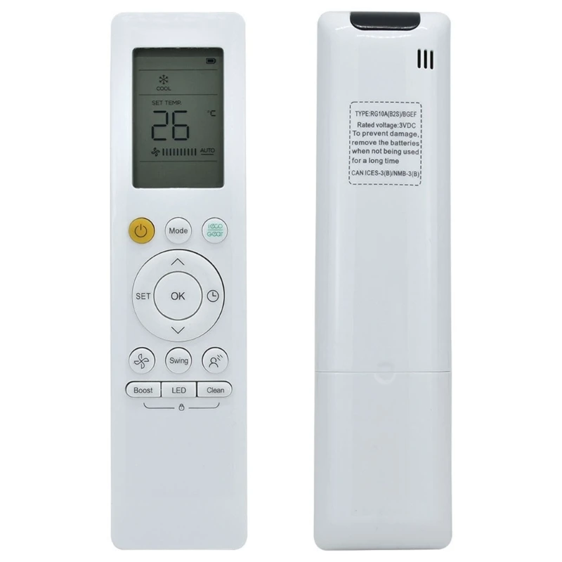 RG10A Multi Functional Remote Control for Air Conditioner Intelligent Backlit