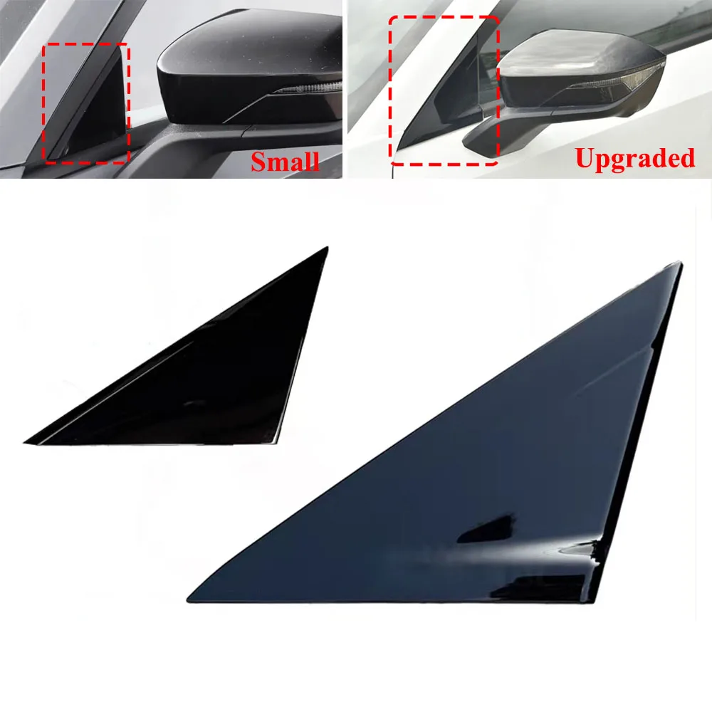 

Front Door Triangular Plate Window Mirror Corner Triangle Garnish Cover Panel Trim Cap For Changan UNI-V UNIV UNI-T UNIT