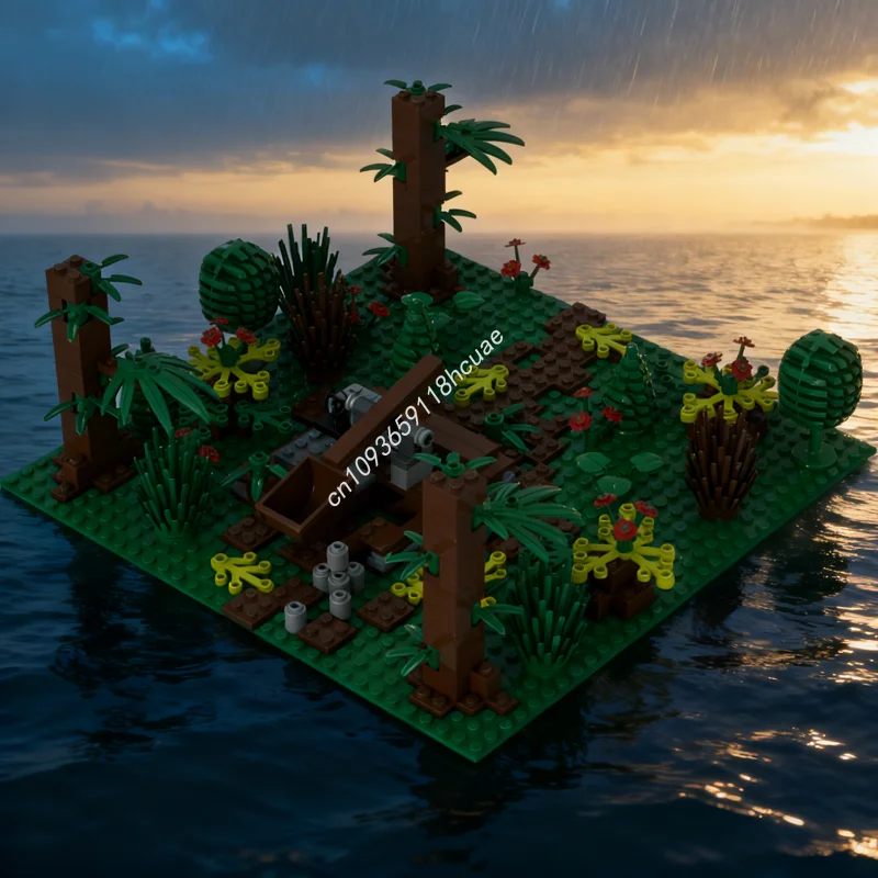 

224 шт. MOC Star Battle Ewok, катапульта, модель, строительные блоки, игрушка, креативная идея, образование, рождественские подарки для детей