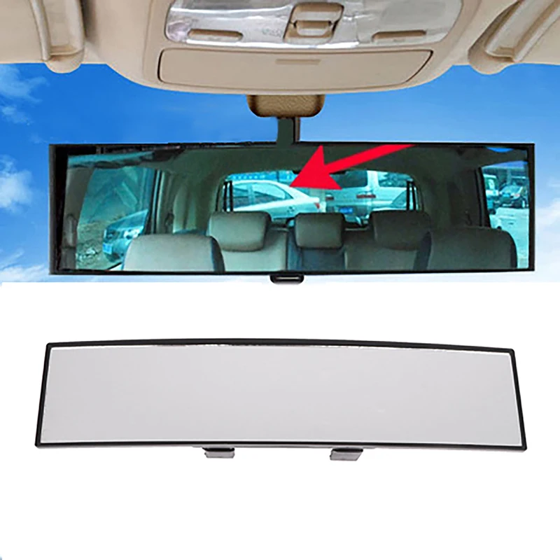 Large Vision Anti-glare Proof Angle Panoramic Car Interior Blu-ray Mirror Rearview Mirror 270mm Auto HD Assisting Mirror