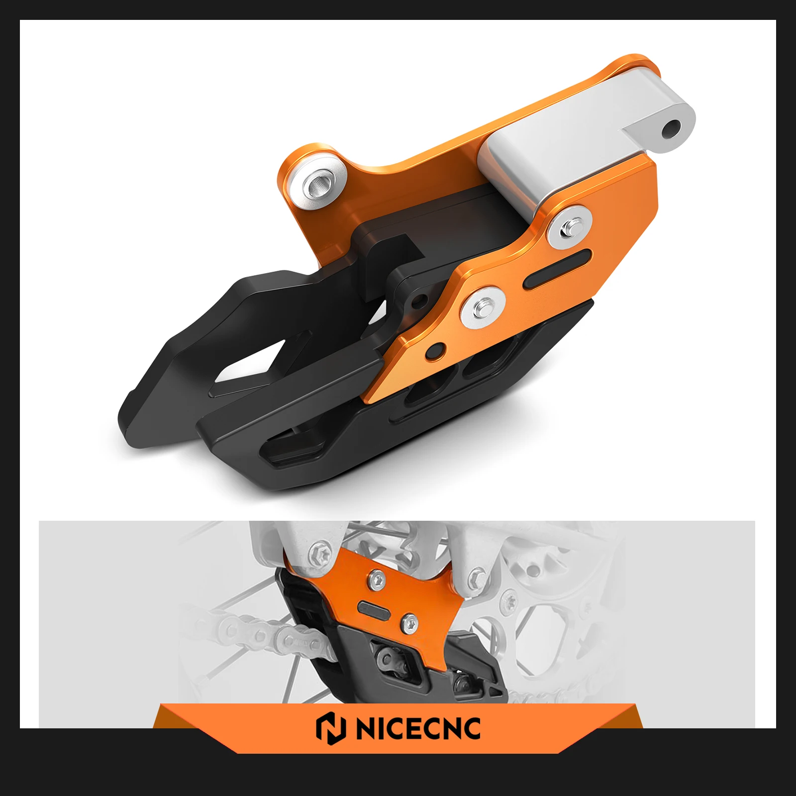 

For KTM EXC 300 TPi Six Days Motorcycle Chain Guide XCF-W 500 EXC-F 450 SX-F 350 XC-F 250 XC-W 300 XC 150 SX 125 2008-2022