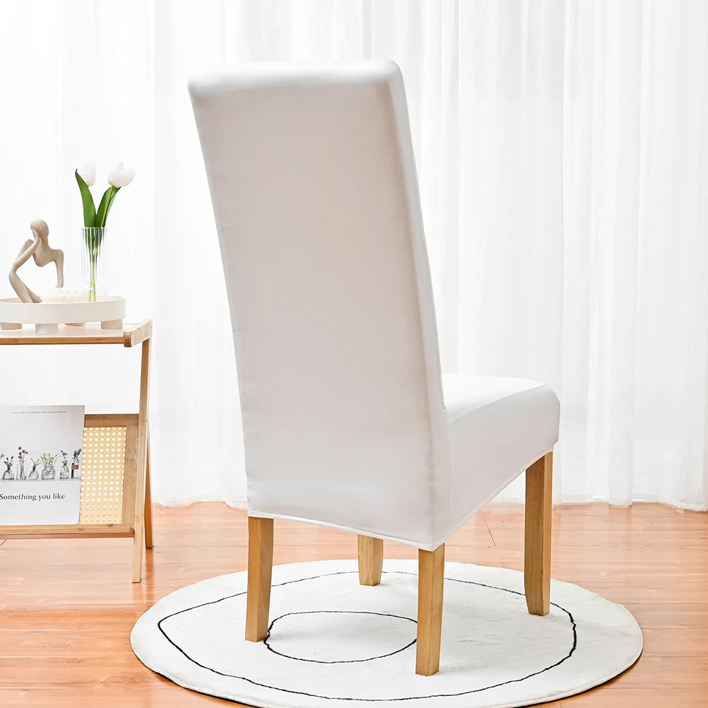 

Pu Elastic Stretch Waterproof Dining Room Slipcover Home Decor Protector Soft Comfortable Seat Case For Hotel Banquet