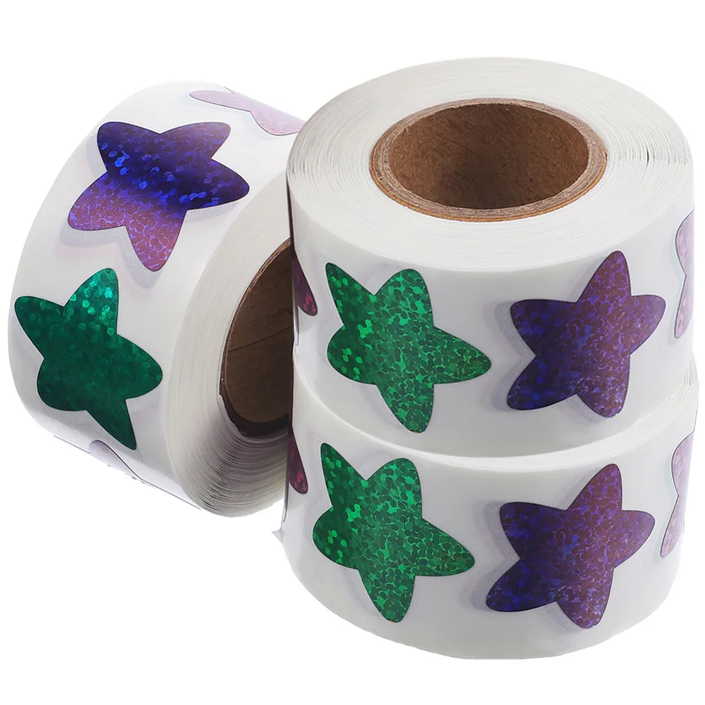 Pentagram Shaped Sticker High Definition Printed Paper Reward Stickers for Students Teachers Gifts Stickers for Adults