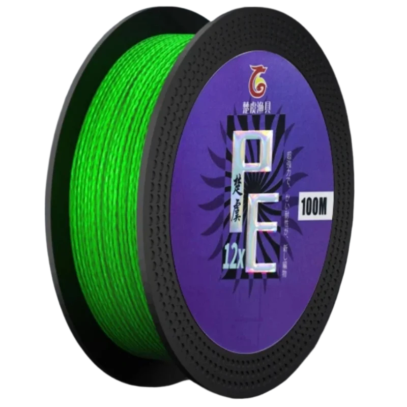 

500M 12 Strands Braided PE Line Main Line Ultra Smooth Strong Pull Abrasion Resistant Lure Long Distance Anchor Fishing Line