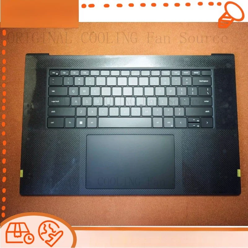 R+  XPS 17 9720, Precision 5770 New FOR Dell 17 Palmrest Upper Case US Backlit KB TP