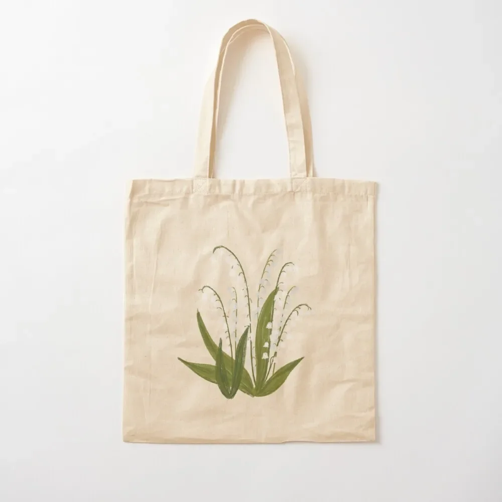 

Lily of the Valley Drawing - lily-of-the-valley flower illustration Tote Bag bags for women Shopper bag Tote Bag