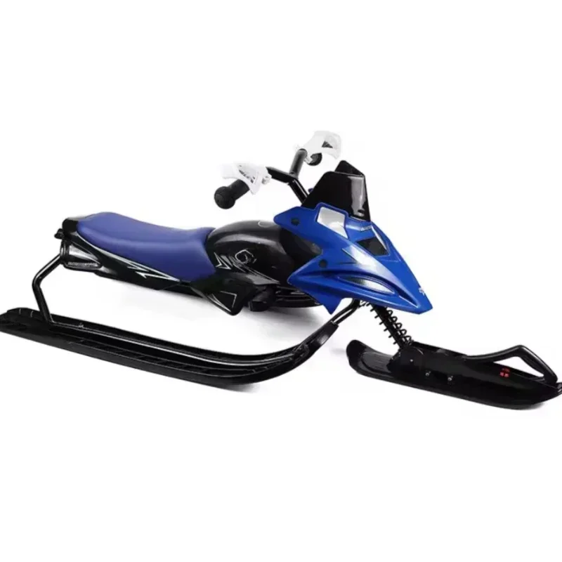 Good Quality Popular Cheap Snow Scooter With Brake Plastic Snowmobile Bike Ski for Sale Electric Snow Racer