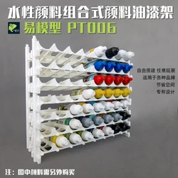 Paint Rack Water-Based Pigment Free Combination Compatible AV AK AMMO PT006 Model accessories Storage Arrange Space Saving