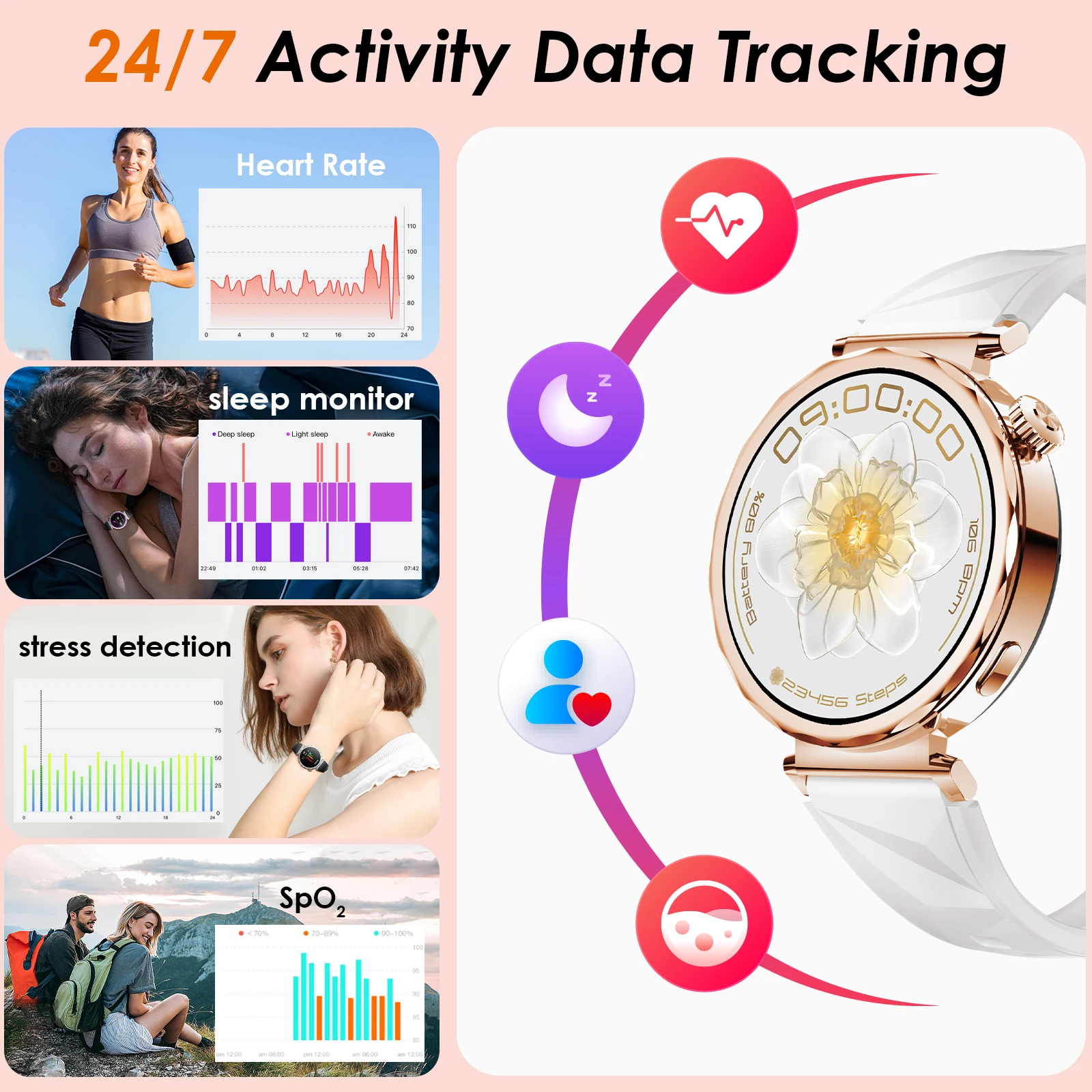 

Pinteek relogio masculino smartwatch Women Custom Dial Watches Fitness Tracker Heart Rate relógio smartwatch For Android IOS
