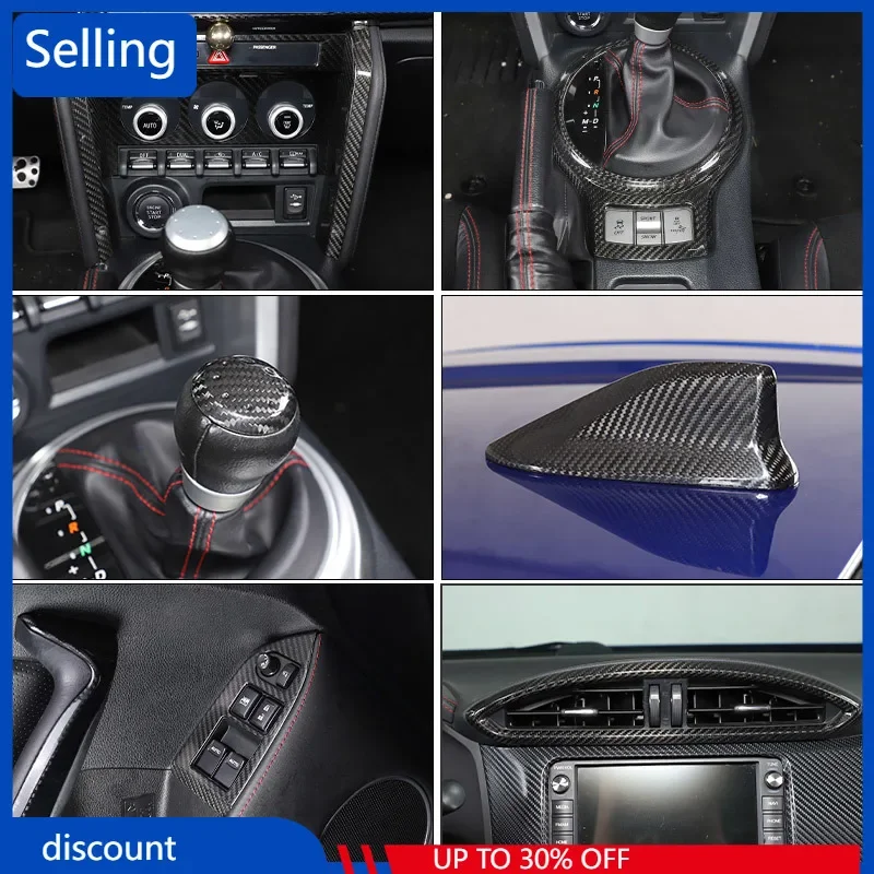 

Real carbon fiber For Toyota 86/Subaru BRZ 2012-20 Car styling Center Control Decorative Panel Sticker Car Interior Accessories